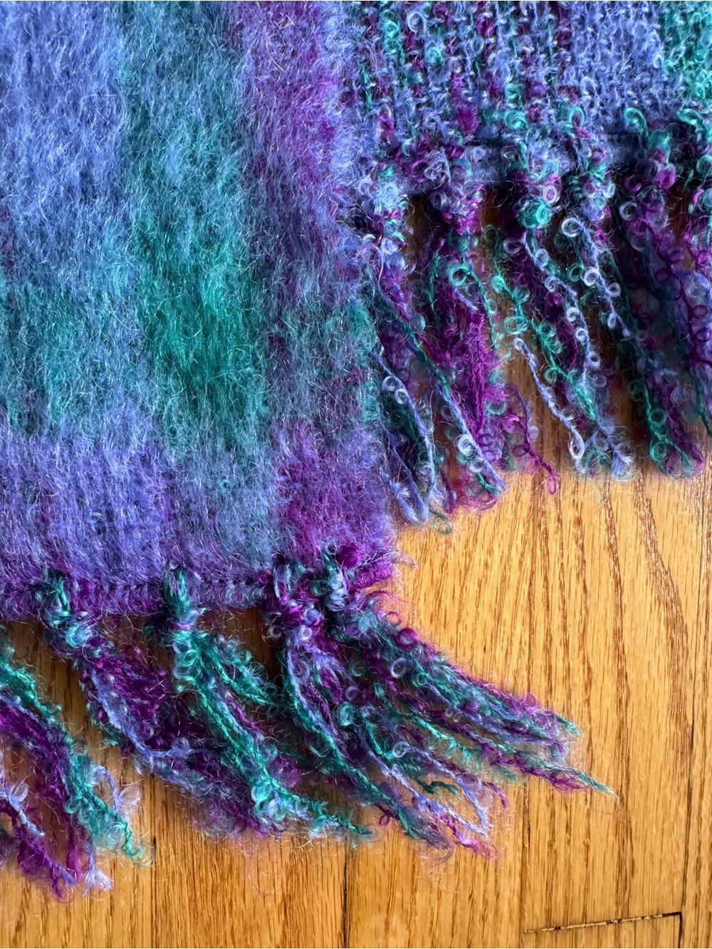 Irish mohair scarf, NEW - Picture 5 of 5